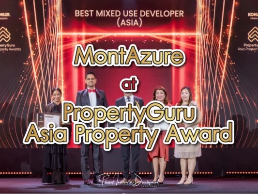 MontAzure triumphs as a world-class development, clinching the 'Best Mixed-Use Developer' award from the PropertyGuru Asia Property Awards 2023